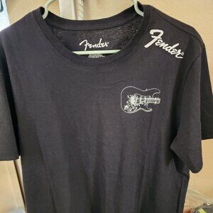 Official FENDER Guitar Men's Medium Brand NEW with Tags Graphics on Back NEW NWT